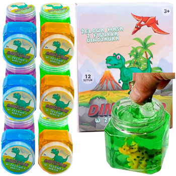 12 pieces set Slime glut mass in a jar liquid gel plasticine sensory elastic 