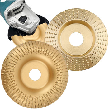 2x Grinding disc for wood grinding HIGH +Flat for carving