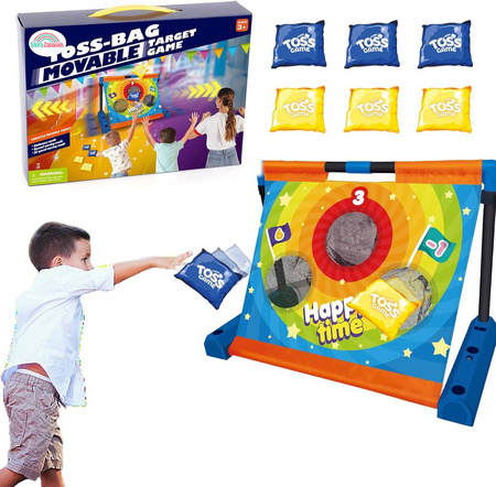 Gra rzucanie woreczkami zręcznościowa dla dzieci Rzutki Do Celu Tarcza 3w1