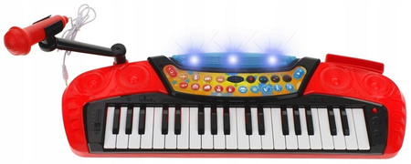 Educational Kids Keyboard Piano | Set with Microphone and Stool by sferazabawek