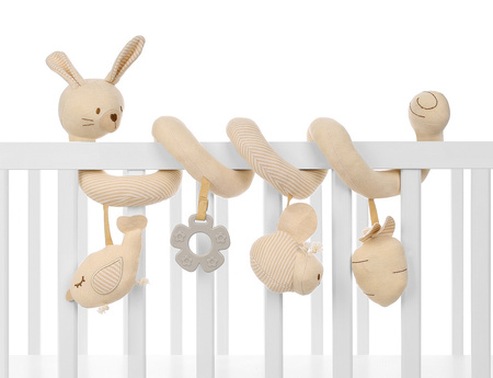 ZAWIESZKA Spirala do wózka łóżeczka grzechotki sprężyna zawieszki niemowlaka