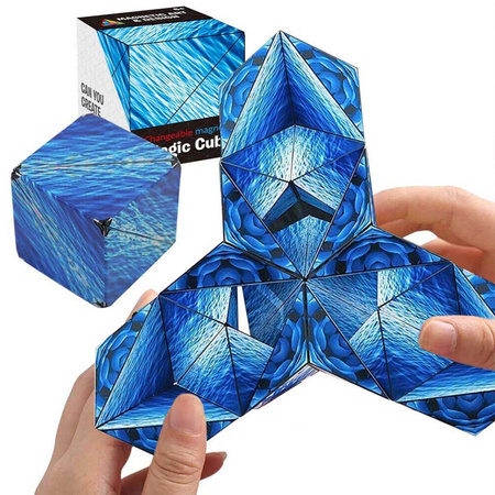 Magnetyczna Kostka Magic Cube Fidget Antystresowy  70 możliosci magiczna