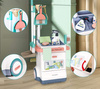 Kids Cleaning Set 20in1 Pretend Play Cleaning Trolley with Toy Vacuum Cleaner Mop Bucket & Housekeeping Accessories by sferazabawek