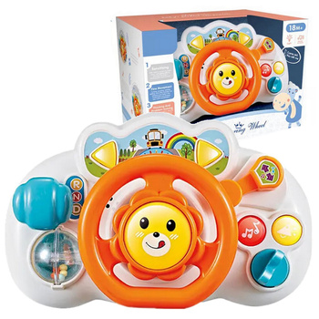 Interactive Educational Steering Wheel Sferazabawek | Developing Toy Sounds Lights Safe 18m+