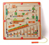 Wooden Magnetic Maze Montessori by Sferazabawek Educational Toy for Kids – Develops Focus, Dexterity & Coordination