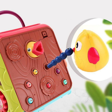 KOSTKA EDUKACYJNA INTERAKTYWNA SENSORYCZNA MULTIKOSTKA DLA DZIECI DŹWIĘKI