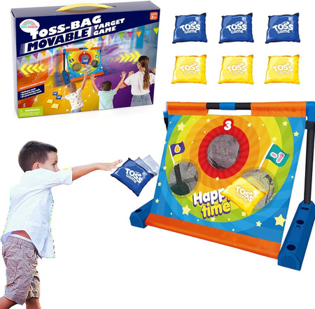 Gra rzucanie woreczkami zręcznościowa dla dzieci Rzutki Do Celu Tarcza 3w1