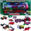 large farm machinery set tractors combine harvester die-cast metal toys gift for kids 3+