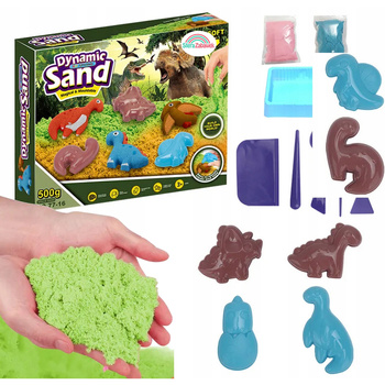 Piasek kinetyczny piaskownica foremki Dynamic SAND PIASKOLINA