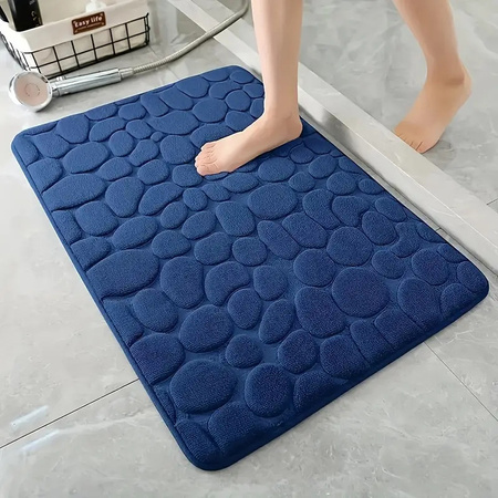 Bathroom Rug Non-Slip Absorbent Soft Mat 40x60 Stone Effect