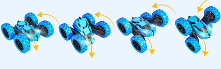 AUTO TWISTER RC STUNT CAR 360° REMOTE CONTROL VEHICLE ACROBAT TOY FOR KIDS sferazabawek