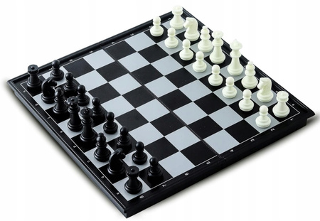 Chess Magnetic board game in educational box with magnets TRAVEL 