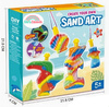 ZESTAW KREATYWNY MAGICZNY PIasek ŚWIECĄCY DIY Piaskowe Ozdoby dla Dzieci SAND ART