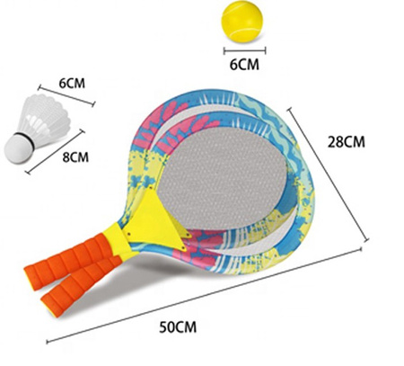 Badminton paletki rakietki rakiety tenisowe babington lotki piłka plażowy