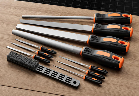 Set of files for metal wood conifer rasps rasps rasps rasps case 18el