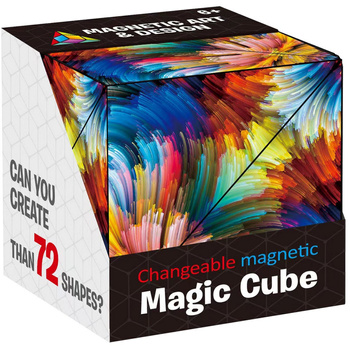 Magnetyczna Kostka Magic Cube Fidget Antystresowy  70 możliosci magiczna