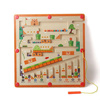 Wooden Magnetic Maze Montessori by Sferazabawek Educational Toy for Kids – Develops Focus, Dexterity & Coordination