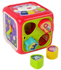 KOSTKA EDUKACYJNA MULTIKOSTKA 6 W 1 ZEGAR LICZYDŁO SORTER KIEROWNICA SONSORY