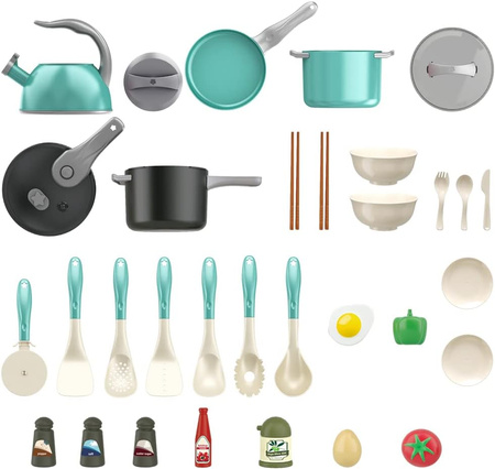 Set of pots and accessories for children's kitchen play pots for kids