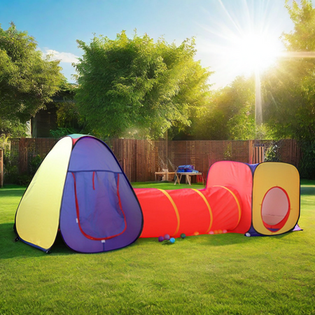 Namiot dla dzieci 3w1 domek tunel suchy basen plac zabaw do domu ogrodu