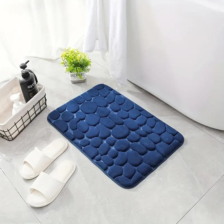 Bathroom Rug Non-Slip Absorbent Soft Mat 40x60 Stone Effect