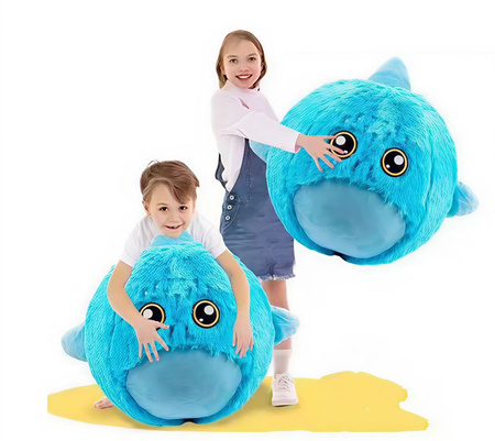 JUMPING BALL PLUSH BigCutePet MASCOT 50cm GROWING PET TOY + PUMP INCLUDED