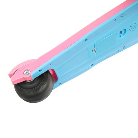 Hulajnoga dla dzieci trójkołowa składana balansowa świecąca LED trzykołowa