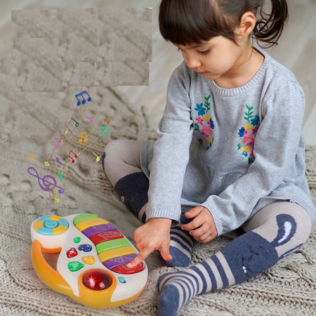 Musical educational piano interactive sound light learning organ 