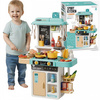 Duża Kuchnia dla Dzieci Interaktywna WODA PARA Dźwięk Światło Akcesoria AGD