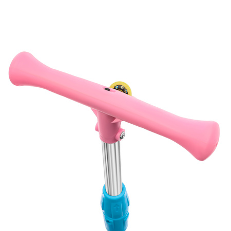 Hulajnoga dla dzieci trójkołowa składana balansowa świecąca LED trzykołowa