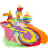 ZESTAW KREATYWNY MAGICZNY PIasek ŚWIECĄCY DIY Piaskowe Ozdoby dla Dzieci SAND ART