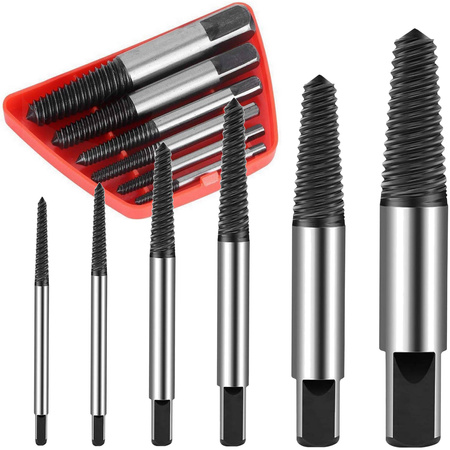 Wykretaki do zerwanych śrub naprawy gwintów urwanych nasadek Szpilek 6szt