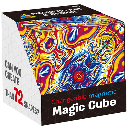 Magnetyczna Kostka Magic Cube Fidget Antystresowy  70 możliosci magiczna