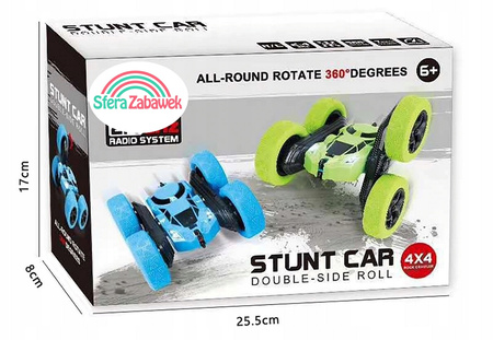 AUTO TWISTER RC STUNT CAR 360° REMOTE CONTROL VEHICLE ACROBAT TOY FOR KIDS sferazabawek