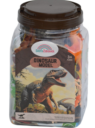 Dinosaurs large figure set in box Dinosaur set in egg case