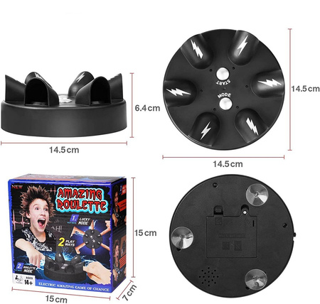 Gra Ruletka wyzwanie z elektrowstrząsem TEST WARIOGRAF WYKRYWACZ KŁAMSTW
