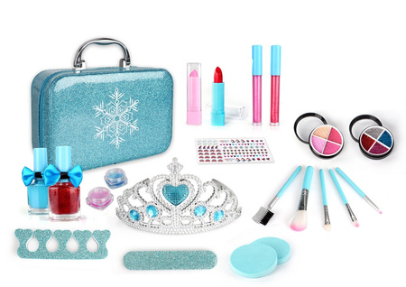 Kuferek kosmetyków Makeup zestaw do malowania makijaż cienie domowe spa