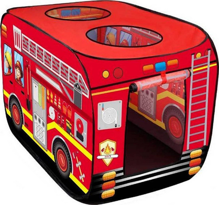 Namiot dla Dzieci Auto do Domu Pokoju Ogrodu Ogrodowy Duży Straz Pozarna