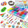 XXL Loom Bands Bracelet Making Kit 11880 pcs by Sferazabawek | Educational Toy for Developing Motor Skills | Safe Creative Kit for Kids