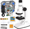 Mikroskop Edukacyjny dla Dzieci 1200x Zestaw Naukowy STEM + Walizka i Akcesoria do Eksperymentów