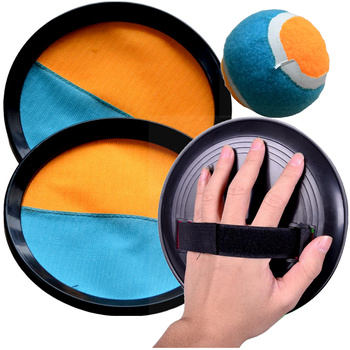 Game catch ball arcade throw and catch ball + velcro sticks catcher