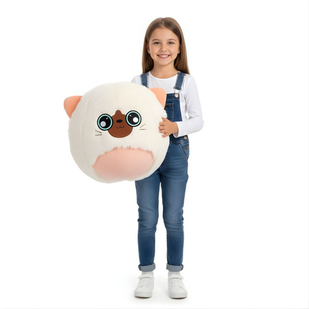 PLUSH BALL Mascot Inflatable KITTEN 50cm BIG CUTE PET Pump XXL Toy Gift 3+
