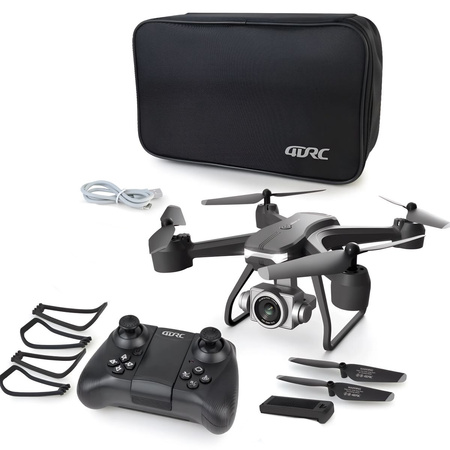 Drone WISE-X mini 4DRC V14 2x CAMERA 4K WiFi FPV BRUSHLESS MOTORS 1x BATTERY 20min BAG Range 200m