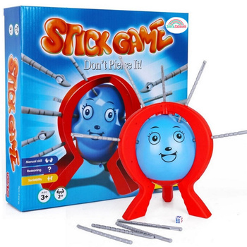 Dexterity Game STICK GAME BOOM BOOM Balloon Family Game for Kids Don't Pierce It! BUUM