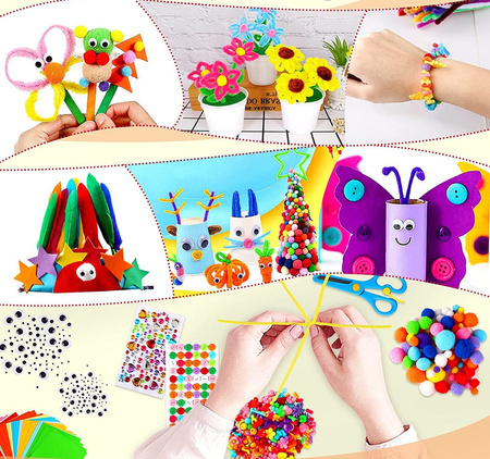 GIANT ARTS AND CRAFTS KIT FOR KIDS XXL Creative Set DIY Art Supplies Crafting Kit GIFT