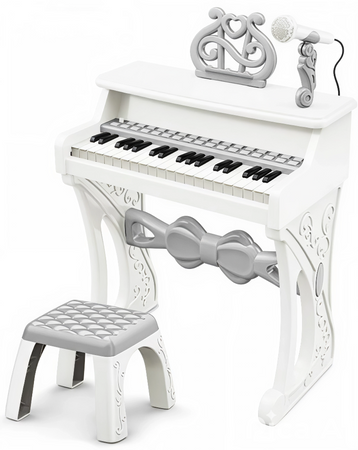 Kids Keyboard Piano ORGAN 37 Keys + MICROPHONE sferazabawek Recording MP3 Function Gift