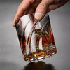 Gift set whisky glasses rocks box Ice cubes Drinks