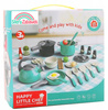 Set of pots and accessories for children's kitchen play pots for kids