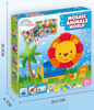 FOAM MOSAIC Sticker Art ANIMALS Shapes 12 Pictures Creative Kit EDU + STICKERS