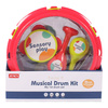 Zestaw Muzyczny Dla Dzieci Bębenek Instrumenty Tamburyn, Marakasy, Kastaniety
